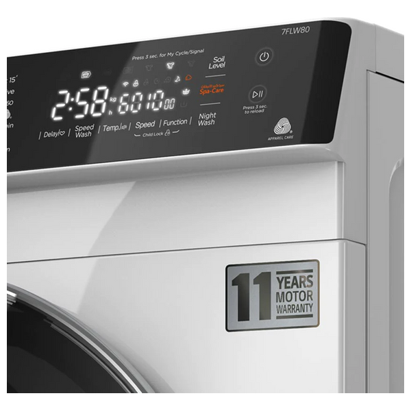  Alhafidh 7FLW80 - 7Kg - 1400RPM - Front Loading Washing Machine - White 