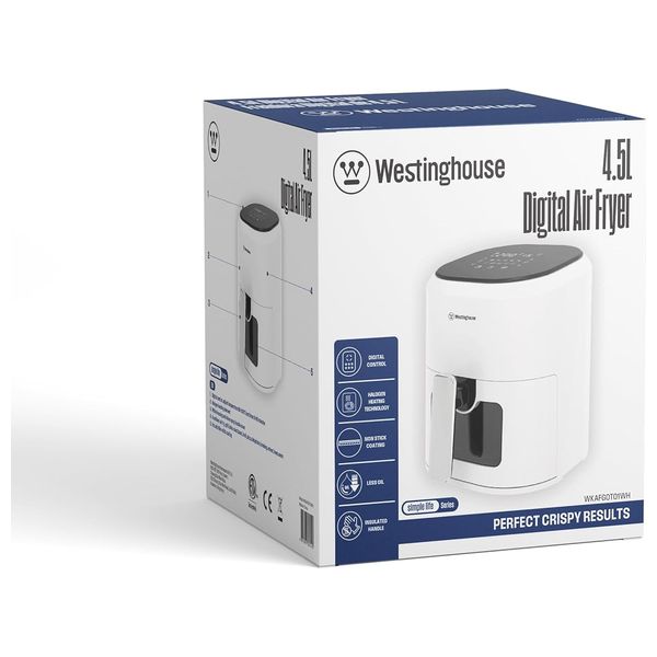  Westinghouse WKAFGOT01WH - Digital Air Fryer - 1200W - 4.5L - White 