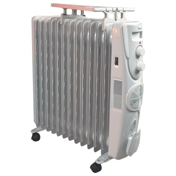  Midea Heater - NY2313-15EFA - Oil-Filled Radiator - Gray 
