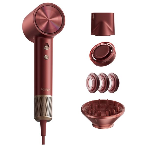  Laifen Swift 4 - High-Speed Hair Dryer - 1600W - Burgundy 