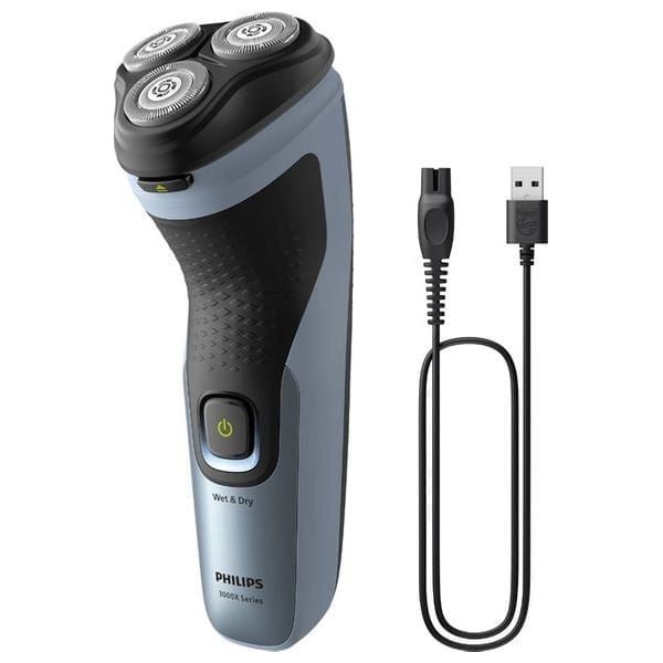  Philips X3063 - Wet & Dry Electric Shaver - Black 