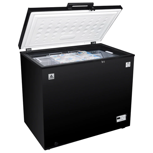  مجمدة افقية الحافظ - 11 قدم - CF318B - اسود 