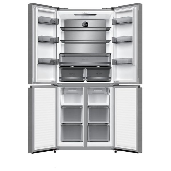 ثلاجة دنكا ذات التصميم الفرنسي - 19 قدم - RM-670FDG - رمادي + براد ماء دنكا مع ثلاجة - MO-618WT3 - ابيض