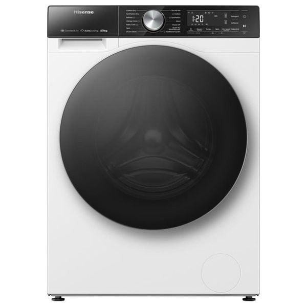  غسالة ومجففة هايسنس فتحة امامية - كغم 12/8 كغم - 1400 دورة بالدقيقة - WD5S1245BW - ابيض - لصدار سنة 2026 + مشواة باربكيو هايسنس - 2000 واط - HCG2000D - أسود 