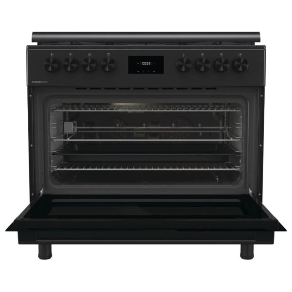 طباخ جورنجي غازي - 5 مشاعل - GGI9C21B - اسود