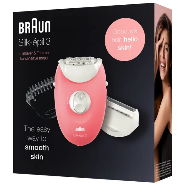  Braun SE3-440 - Silk Epilator - Pink 