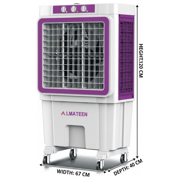  مبردة عامودية المتين - 55 لتر - ACMA6600PW-CH - أبيض 