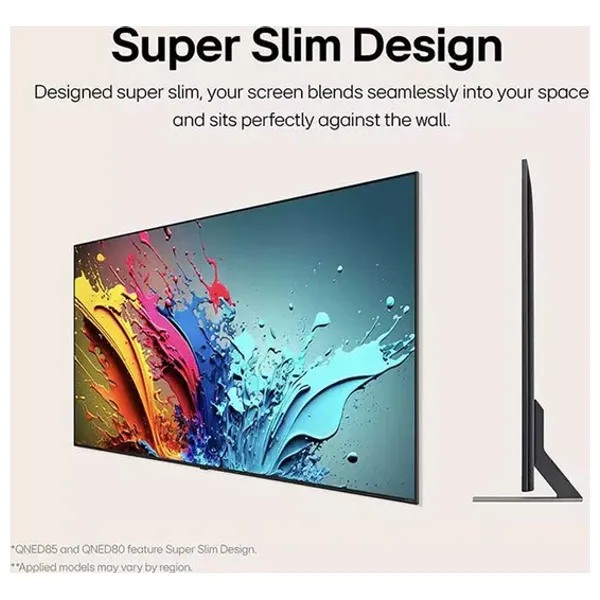  شاشة ال جي - 55 انش - 4K - ذكية - 120 هيرتز - نظام ويب - QNED86T6A - أسود 