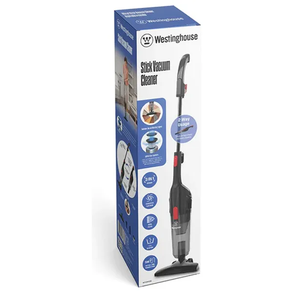 Westinghouse WFVC600BK - 3-in-1 - Handheld Vacuum Cleaner - 600 W - Corded - Black 