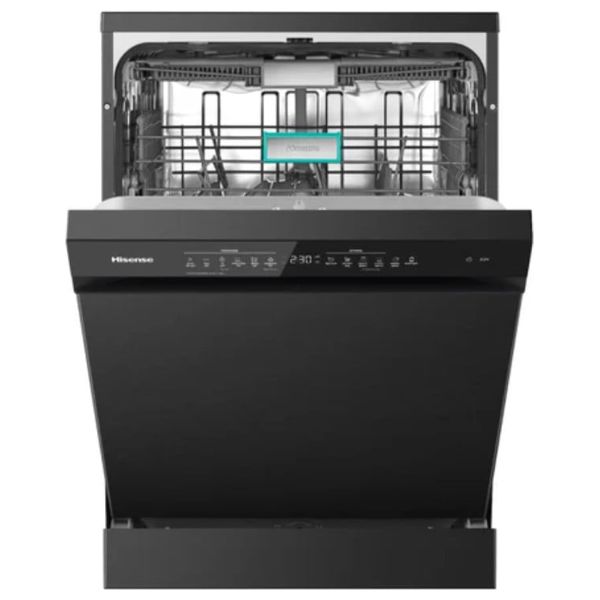  هايسنس HS673C90BME غسالة صحون - 16 سيت - أسود 