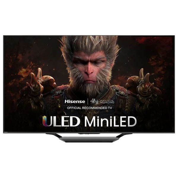 Hisense 65-Inch U7N Series - Smart - 4K - Mini LED - 120 Hz - 2024 Model + Hisense H17KBKS2 Kettle - 1.7 L - Removable filter - Black