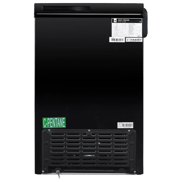  مجمدة افقية الحافظ - 11 قدم - CF318B - اسود 