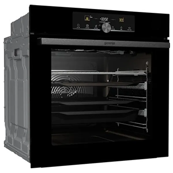  Gorenje BSA6747A04BGWI - Built-In Electric Oven - 77 L - Black 
