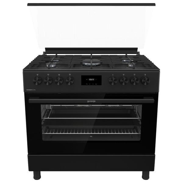  Gorenje Freestanding Gas Cooker - 90 cm - 110 L - GGI9C21B - Black 