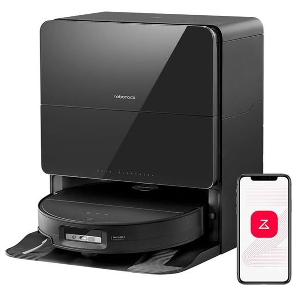  Roborock Saros10-b - Vacuum Cleaner Robot - LiDAR retractable - 3K RGB camera -Reactive AI 3.0 - 6400 mAh - 22000 Pa - Black 