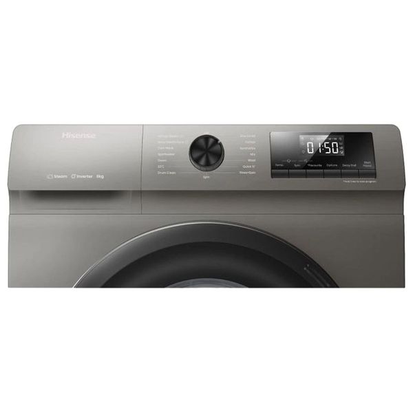  Hisense WFQP8012T/S - 8Kg - 1200RPM - Front Loading Washing Machine - Silver 