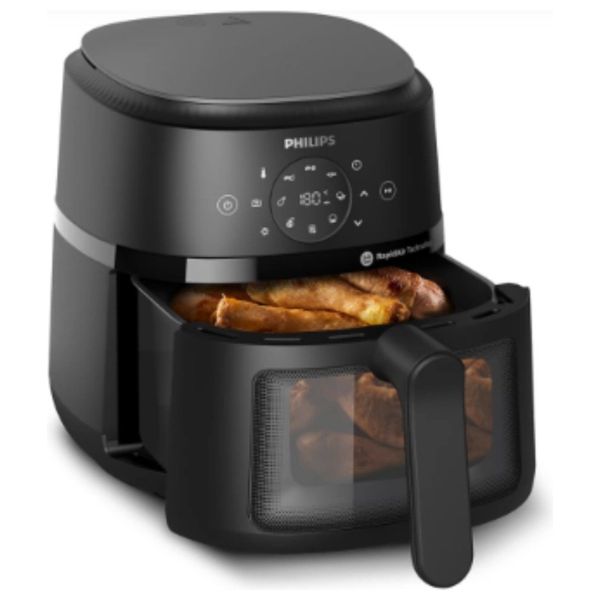 قلاية هوائية  فيليبس - NA220/09 -  أسود