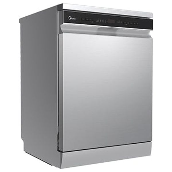  Midea WQP14-W7633D-SS - Free Standing Dishwasher - 14 Set - Silver 