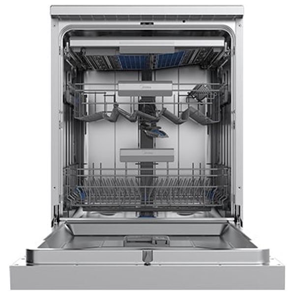  Midea WQP14-W7633D-SS - Free Standing Dishwasher - 14 Set - Silver 