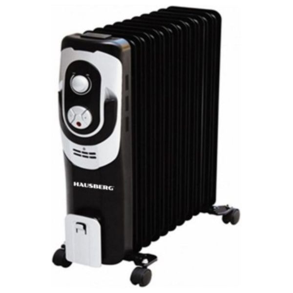 HAUSBERG HB-8910NG - Oil-filled Radiator - Black
