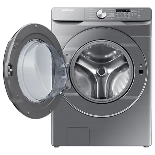  غسالة ومجففة سامسونج فتحة امامية - 18/10 كغم - 1100 دورة بالدقيقة - WD18T6000GP- سلفر 