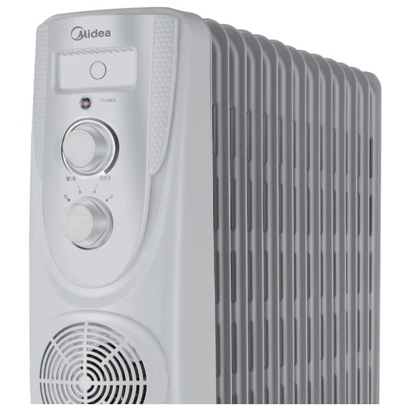  Midea Heater - NY2313-15EFA - Oil-Filled Radiator - Gray 