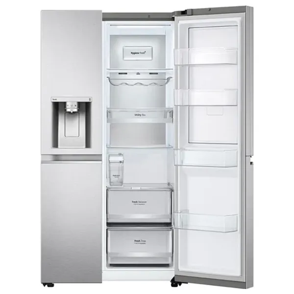 LG GCJ-287TVL - Side by Side Refrigerator - 22 Ft - Inverter - Silver 