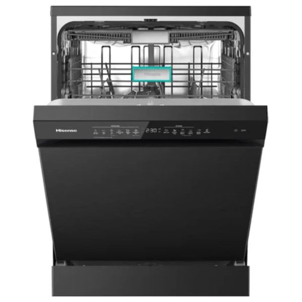  هايسنس HS673C90BME غسالة صحون - 16 سيت - أسود 