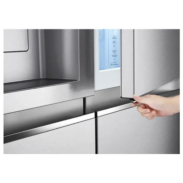 LG GCJ-287TVL - Side by Side Refrigerator - 22 Ft - Inverter - Silver 