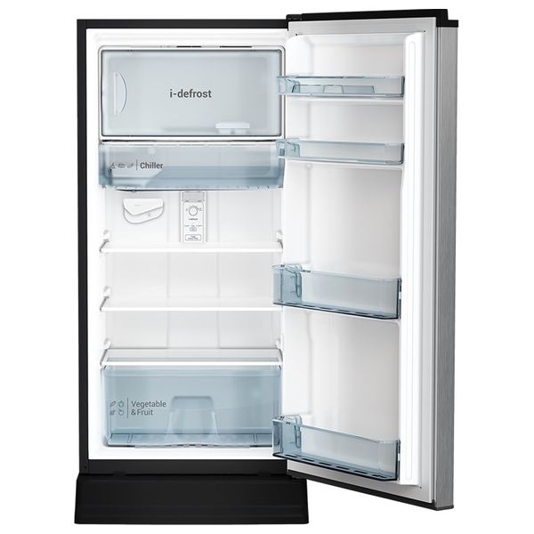 Hitachi HR1S5188MNPSVIQ - 6 ft - 1-Door Refrigerator - Silver