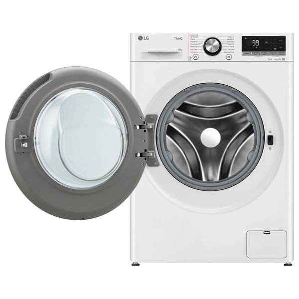  LG WDR1307BWP - Front-Load Washer and Dryer - 13 KG/7 KG - 1400 RPM - Inverter - White 