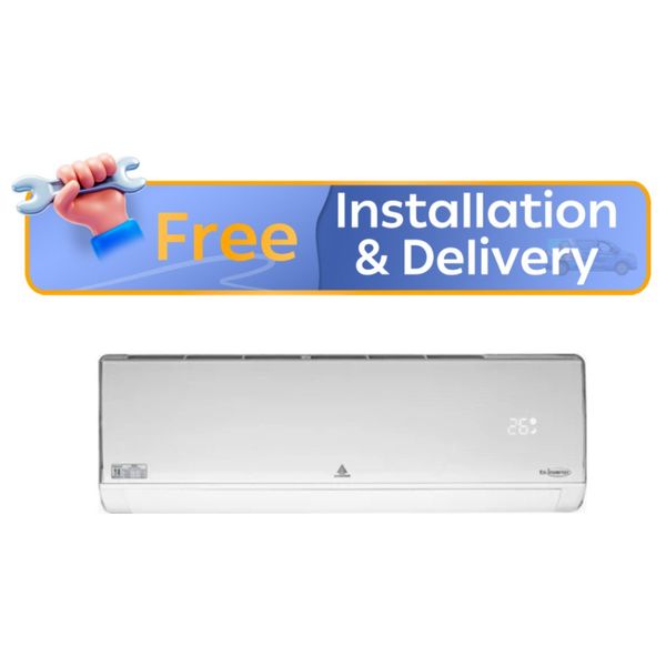 سبلت الحافظ جداري - 1 طن - 12INV6 - انفيرتر - تحكم بالامبير - ابيض + تركيب مجاني