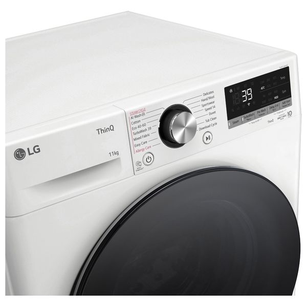  LG WDR1307BWP - Front-Load Washer and Dryer - 13 KG/7 KG - 1400 RPM - Inverter - White 