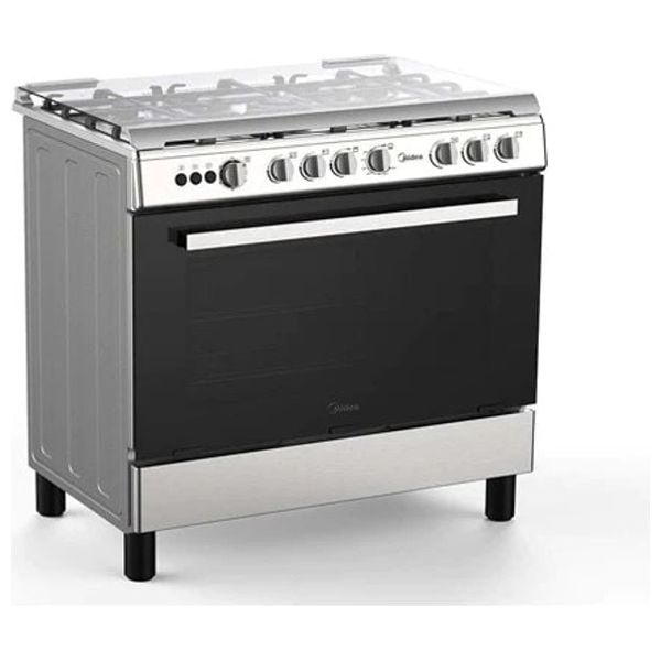  طباخ ميديا غازي - 5 مشاعل - LME95028 - ستانلس ستيل 