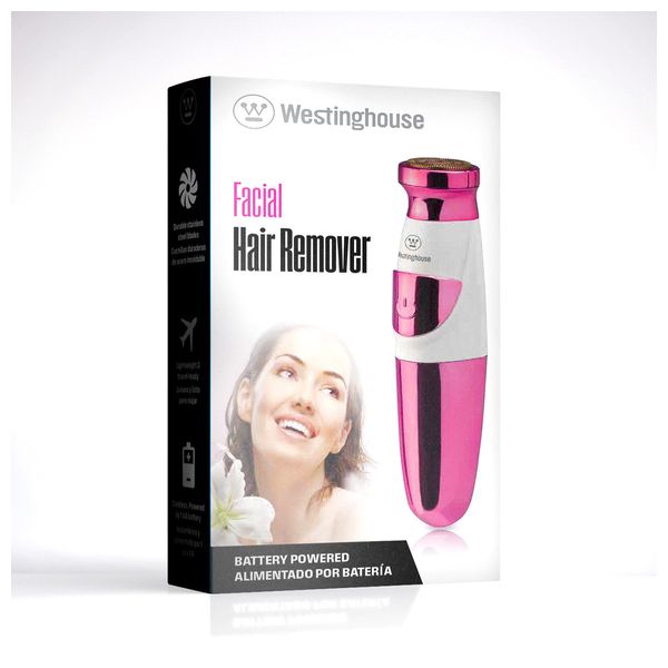  Westinghouse WH2303 -  Facial Hair Remover - Pink 