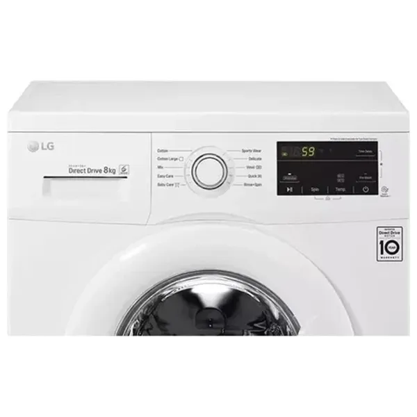  LG WY1408WTP - Front Load Washing Machine - 8 KG - 1400 RPM - White 