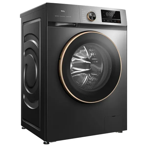  غسالة تحميل أمامي مع مجفف تي سي ال - 8 كغم - 1200 دورة/دقيقة - رمادي 