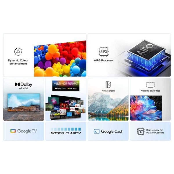  TCL 50V6C - 50-inch - 4K - UHD - Smart Google TV - Black 