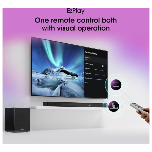  Hisense U3120G - Soundbars - 8 inch - 420 W - Black 