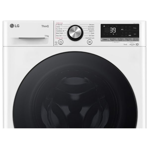  LG WDR1307BWP - Front-Load Washer and Dryer - 13 KG/7 KG - 1400 RPM - Inverter - White 