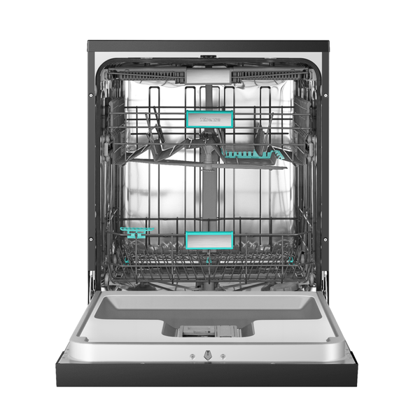  غسالة صحون هايسنس - انفيرتر - 16 سيت - HS673C90BME - اسود 