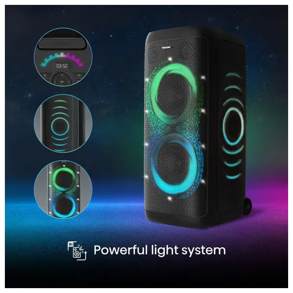  Hisense Party Thunder - Bluetooth Speaker - 620 W - Black 