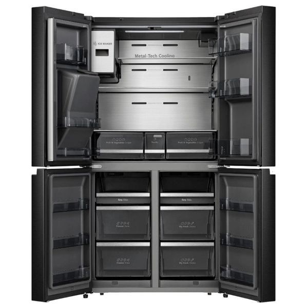  Hisense RQ759N4IBU1 - 27ft - Side By Side Refrigerator - Black 