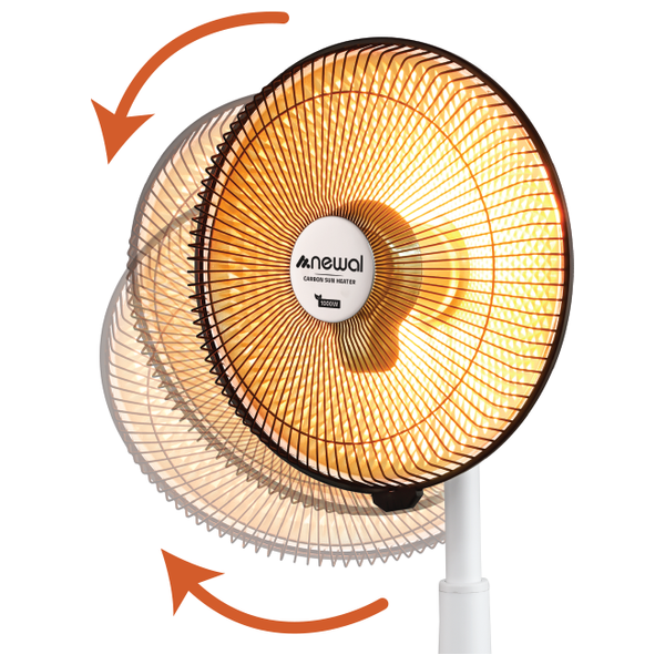  نوال  مدفأة كاربون CHT-555-01 – أبيض 