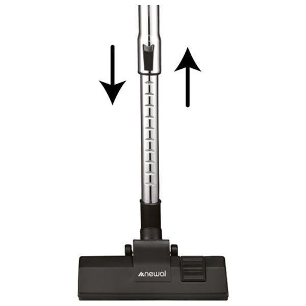  Newal Metal Drum Vacuum Cleaner VAC-3123 - Silver 