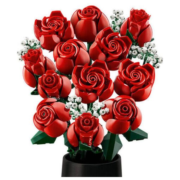  Lego Bouquet of Roses - Building Set - Red 