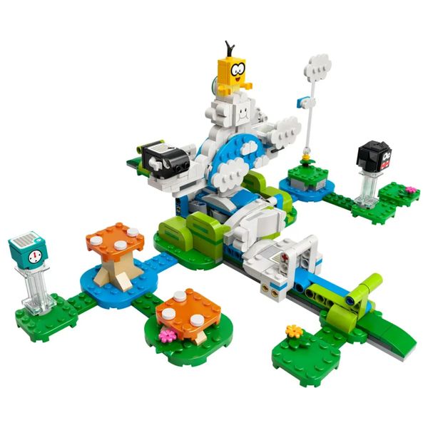  Lego Super Mario Lakitu Sky World Expansion Set - Building Toys 