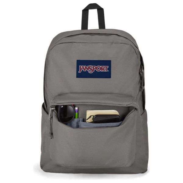  Jansport SuperBreak Plus Backpack - Gray 