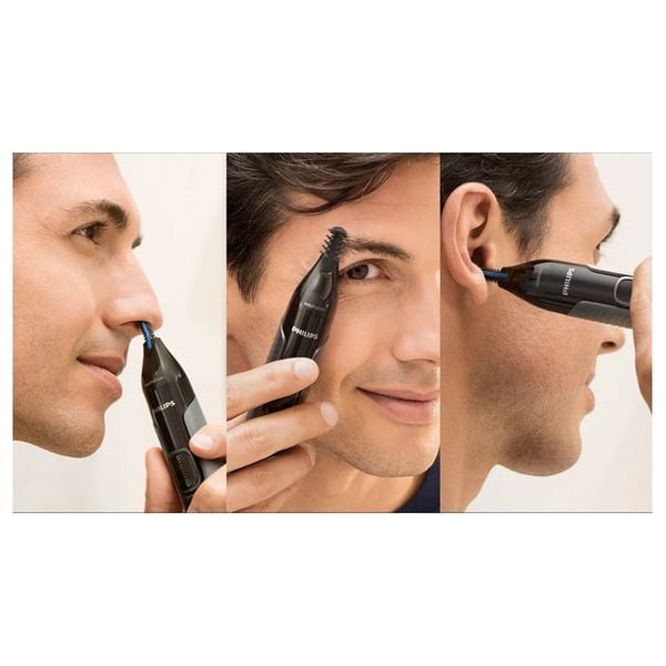  فيليبس NT3650/16 – ماكينة إزالة شعر الأنف والأذن والحواجب – فضي 