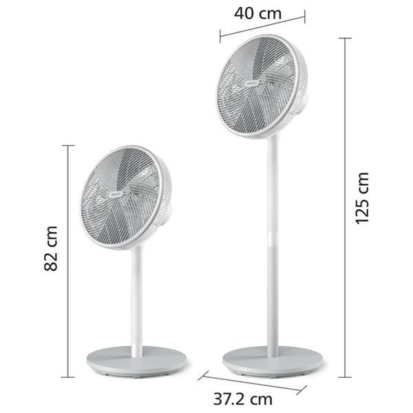 فيليبس CX2550/01 – مروحة عمودية – أبيض